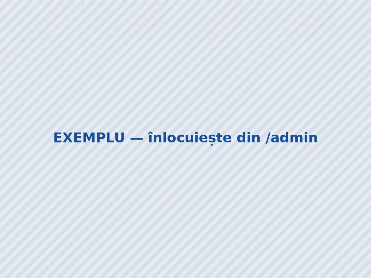 Exemplu: tavan acustic birou